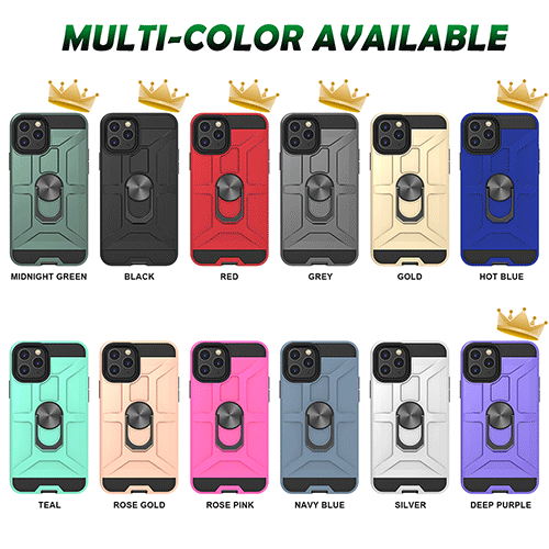 Militêre graad Beskermende foonhouer met magnetiese skopstand